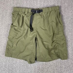 The North Face Mens Shorts Medium Olive Green Class V Cargo Belted Hiking Trail